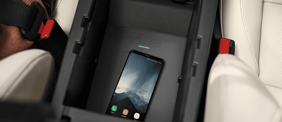 Charge your Qi-enabled smartphone on the available Wireless Charging Pad.