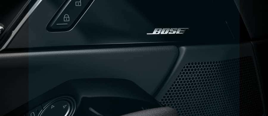 The available Bose 12-speaker audio system surrounds you with sound to create a truly harmonious
                drive.