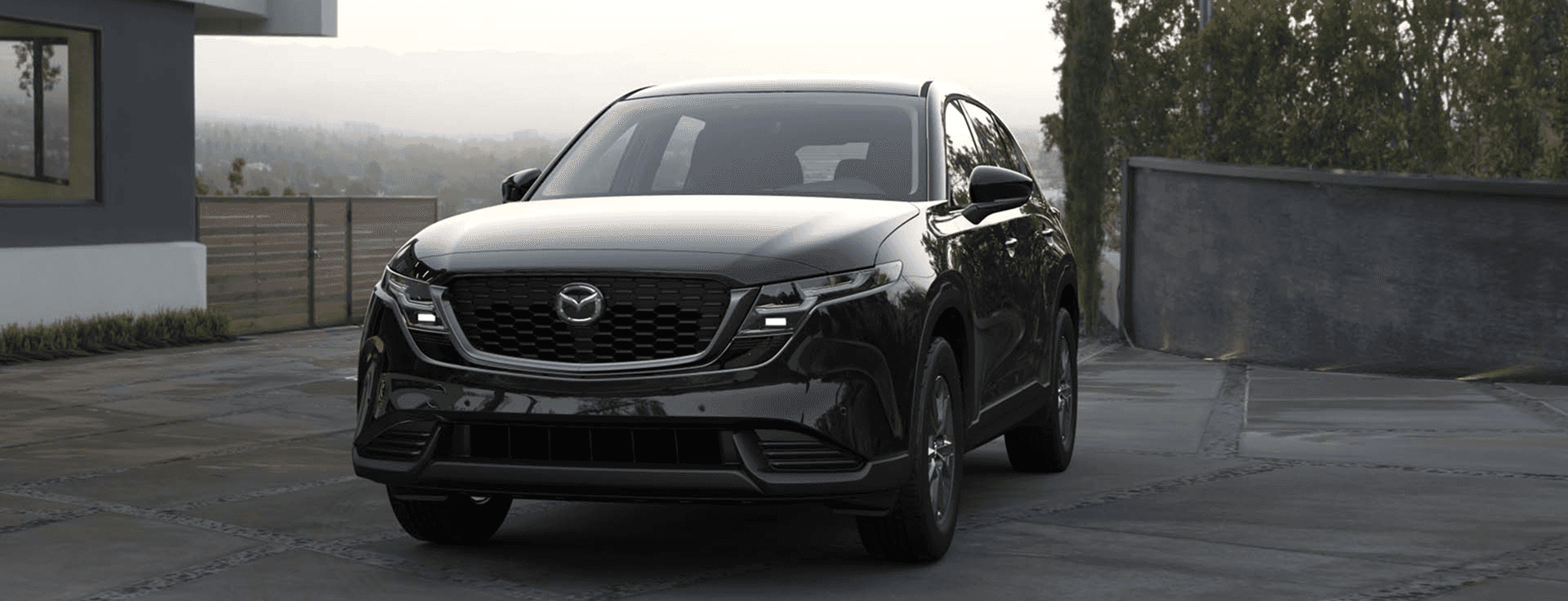 Mazda CX-5 driving on road