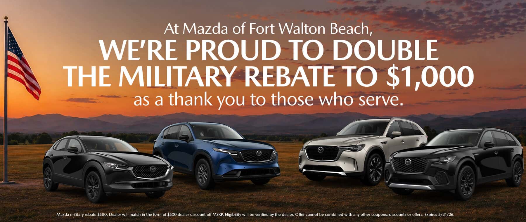 Welcome to Mazda of Fort Walton Beach in Florida