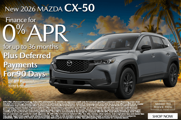 New 2026 Mazda CX-50
