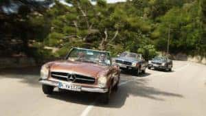 Take a unique trip in a classic Mercedes-Benz