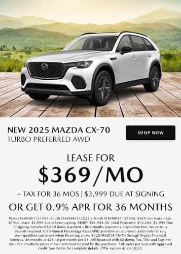 New 2025 Mazda CX-70 Turbo Preferred AWD