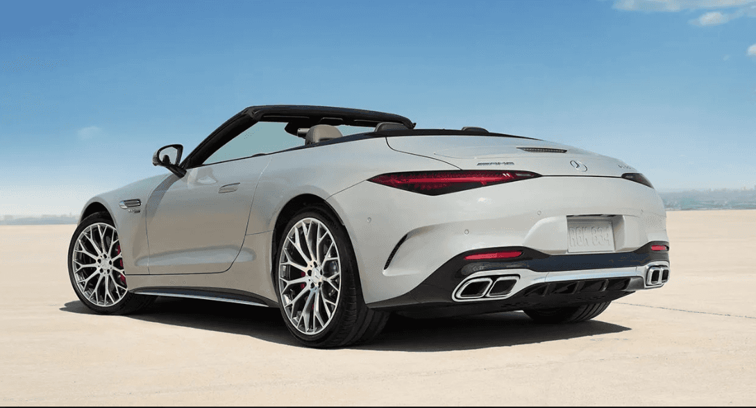 2024 Mercedes-Benz SL in the desert
