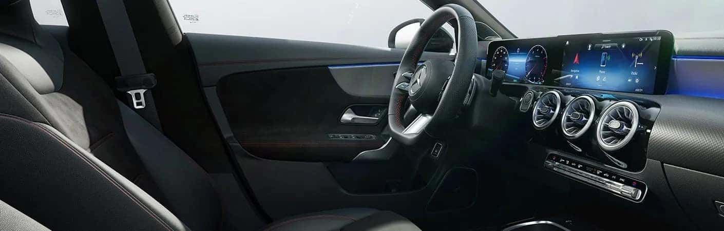 Interior of the new Mercedes-Benz CLA Coupe