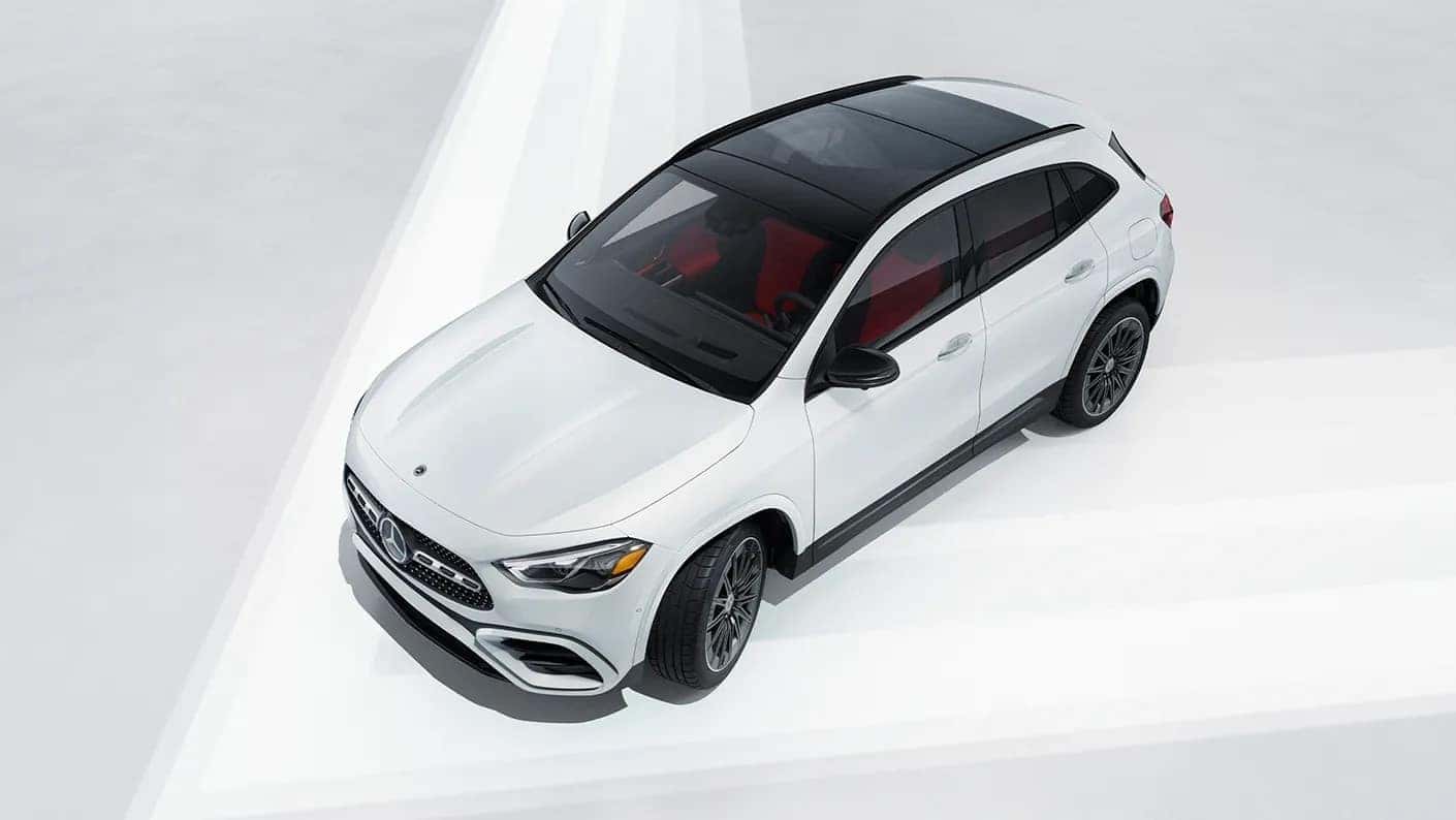 Aerial view of the 2025 Mercedes-Benz GLA