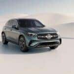 2026 Mercedes-Benz GLC parked on a white sand dune