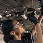 Mercedes-Benz technician service A inspection