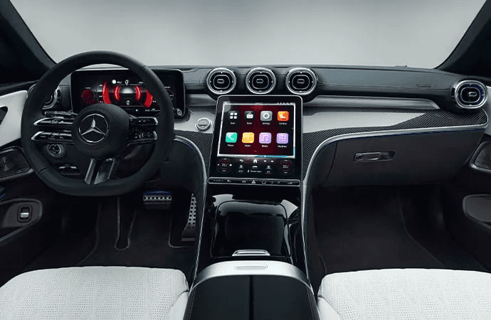 Interior of 2024 Mercedes-Benz CLE Coupe