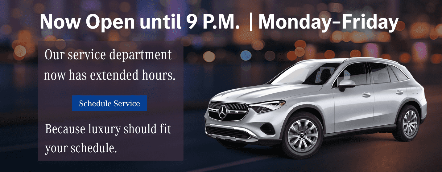 Service Department New hours