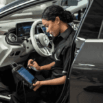 Mercedes-Benz getting a 165+ multi-point inspection at Mercedes-Benz of Cutler Bay near Pinecrest, FL