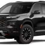 Mosaic Black Metallic Chevrolet Traverse 2024
