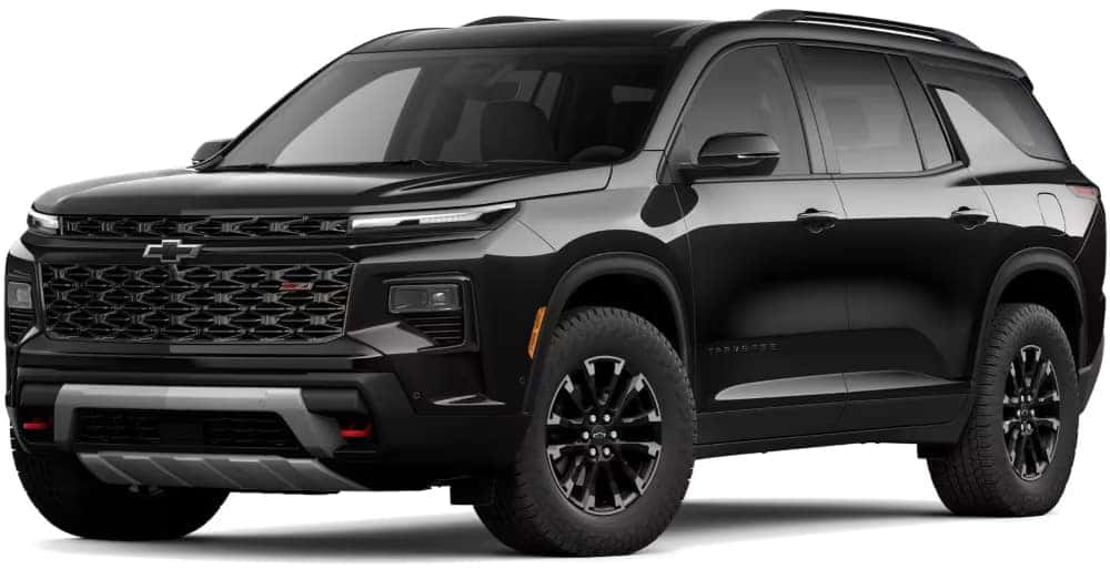 Mosaic Black Metallic Chevrolet Traverse 2024