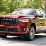 Delmonico Red Pearl Ram 1500 Tungsten 2025