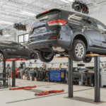 Kia being serviced