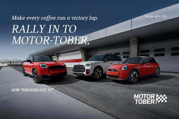 Make every coffee run a victory lap. Rally in to Motor-Tober.
