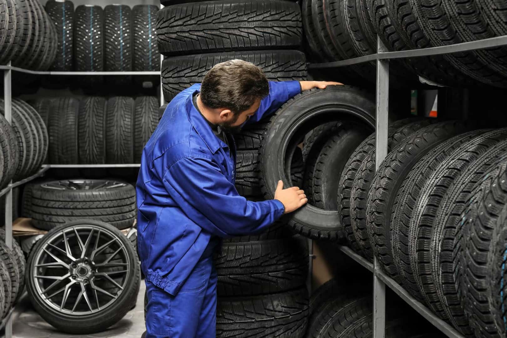 Tire selection at Service Center near El Monte, CA