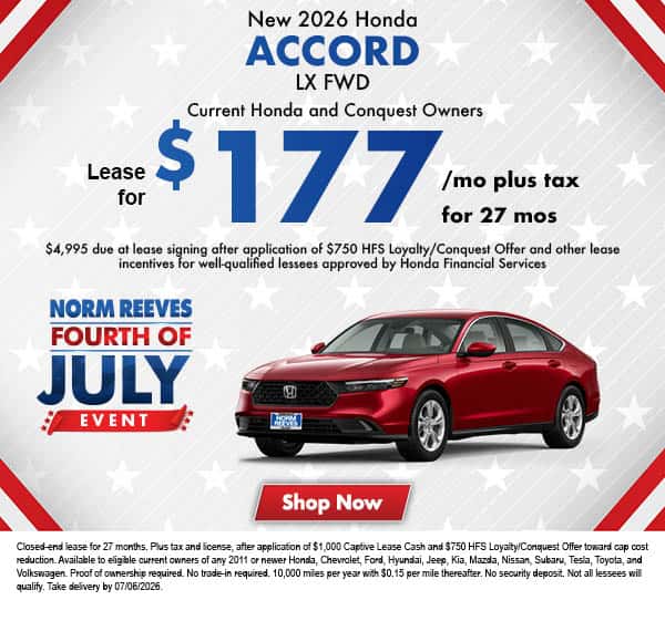 New 2026 Honda Accord LX FWD