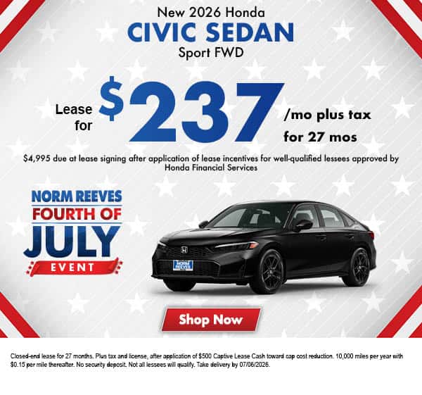 New 2026 Honda Civic Sedan Sport FWD