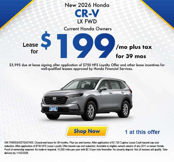 New 2026 Honda CR-V LX FWD