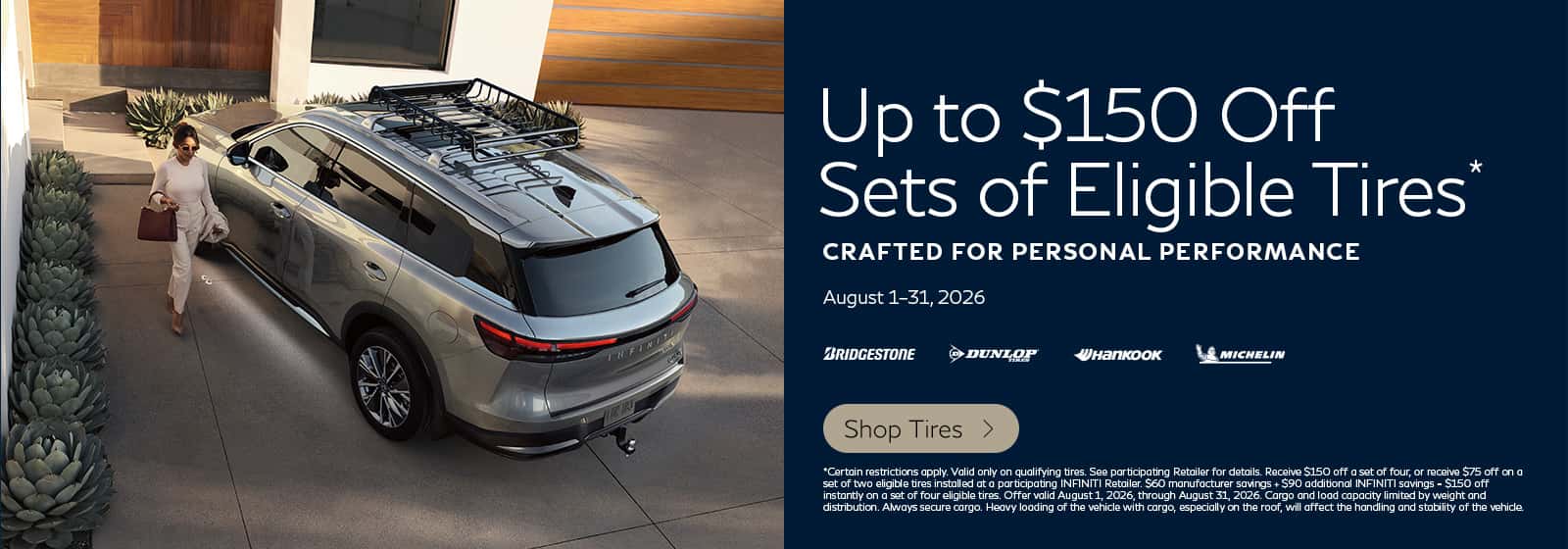 SD INFINITI Tire Offer