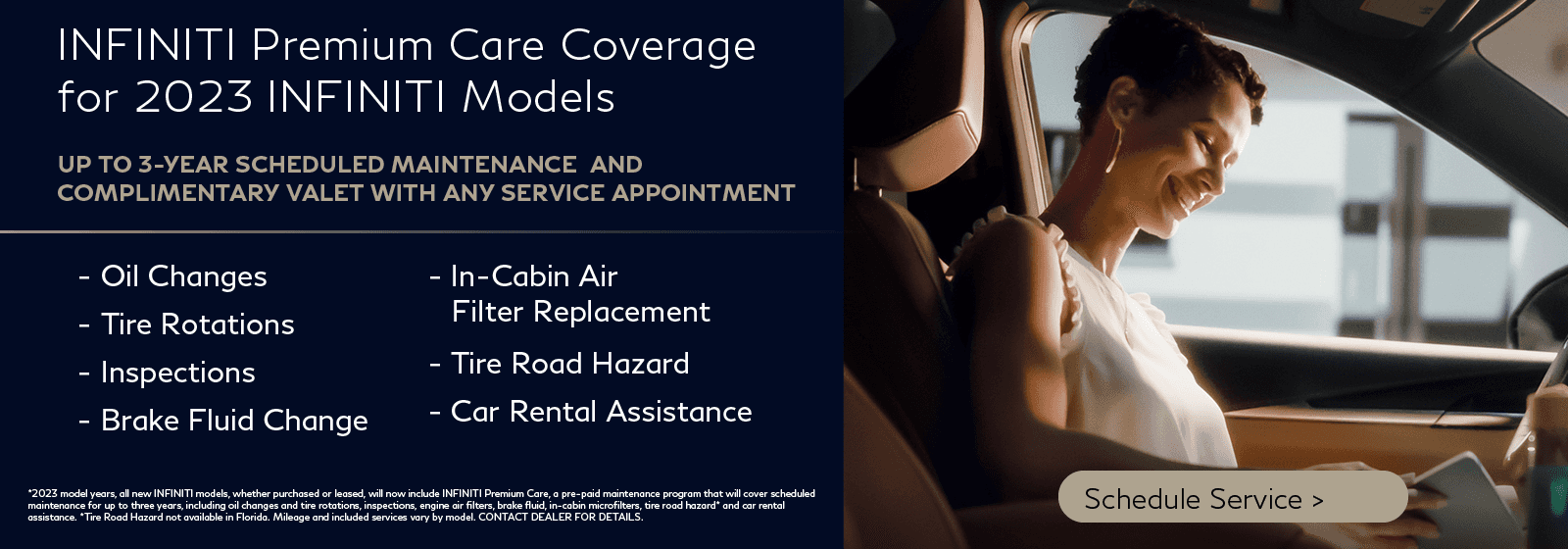 INFINITI Premium Care and Valet