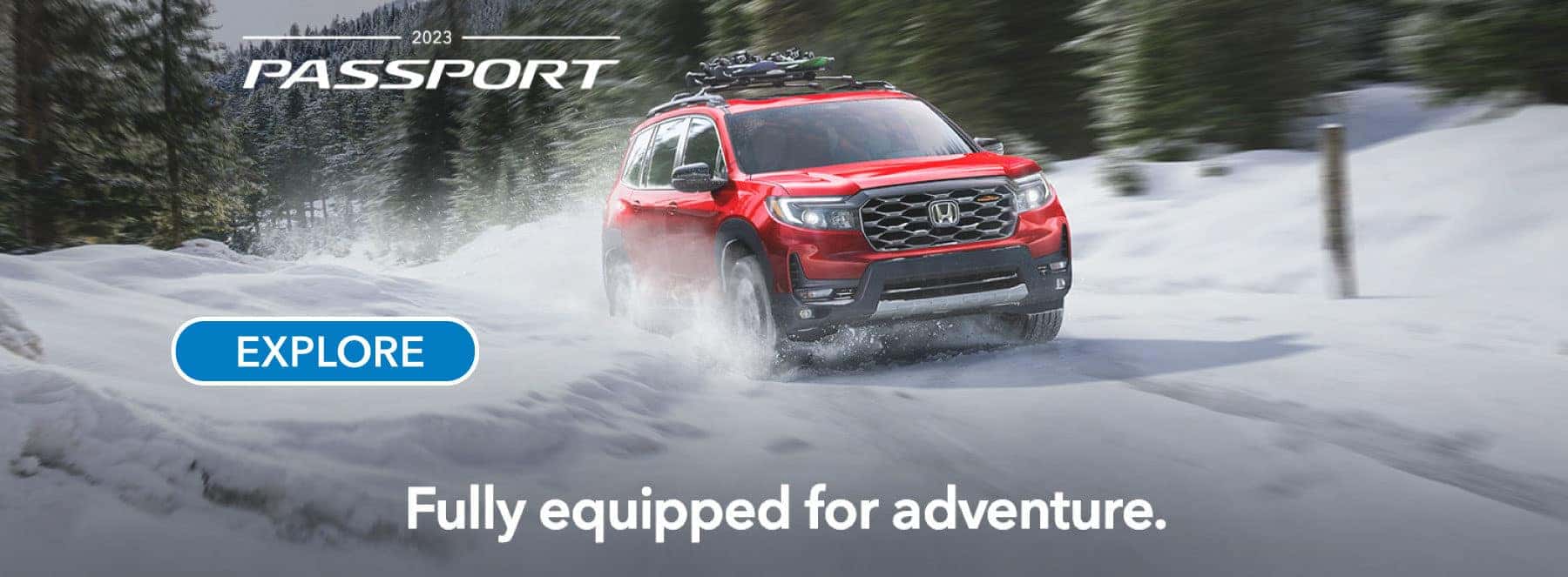 2023 Honda Passport, Radiant Red Metallic at Planet Honda