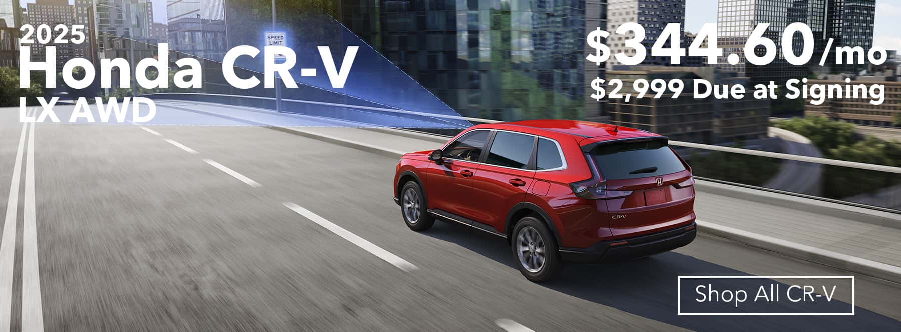 Red Honda SUV