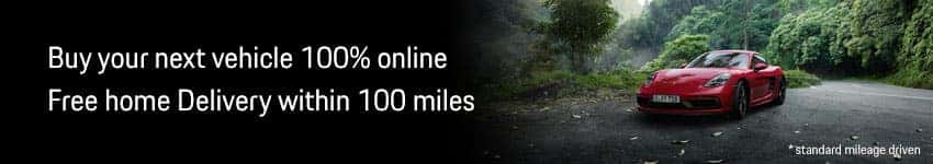 Free porsche home delivery within 100 miles