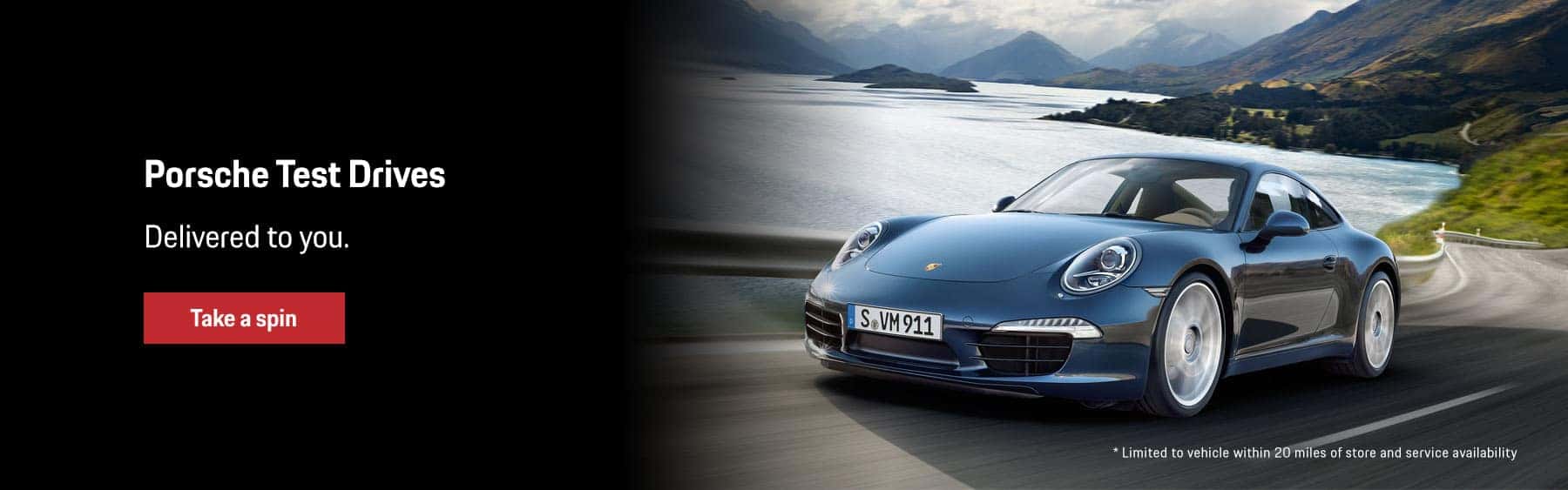 Porsche Test Drives Delivered to You