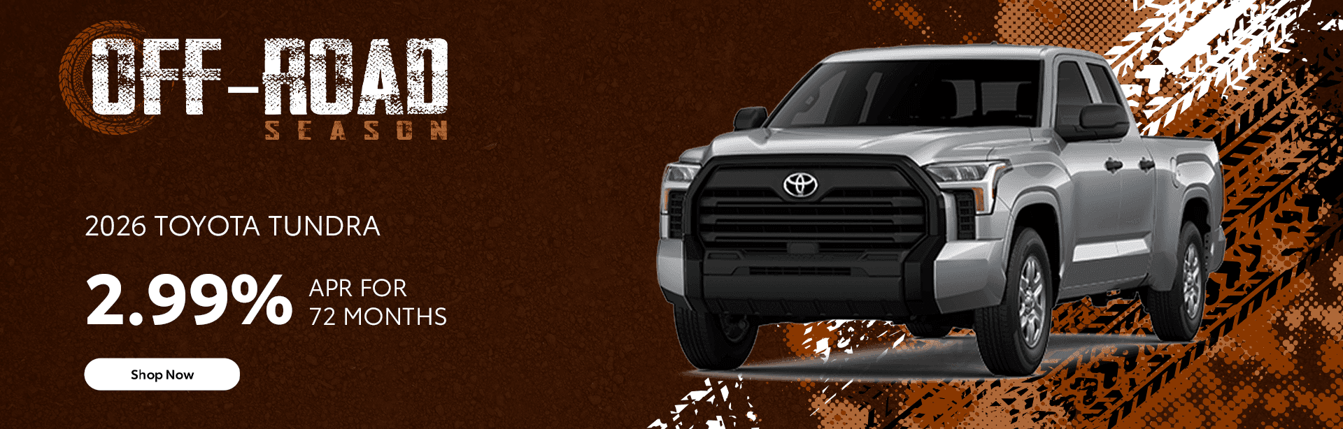 2026 Tundra 2.99% APR for 72 months