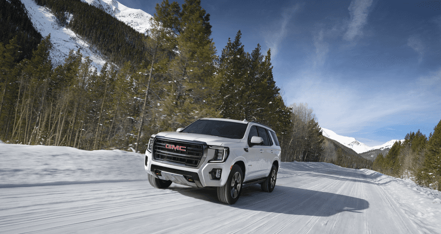 GMC winter road trip