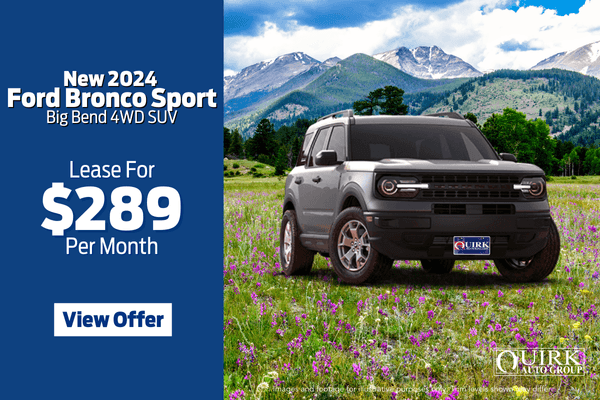 New 2024 Ford Bronco Sport Big Bend 4WD SUV