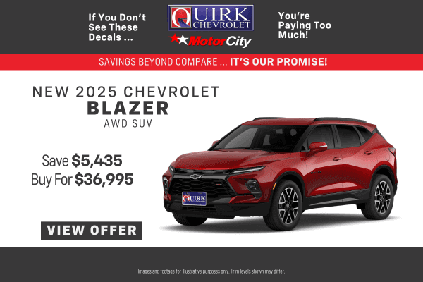 New 2025 Chevrolet Blazer AWD SUV