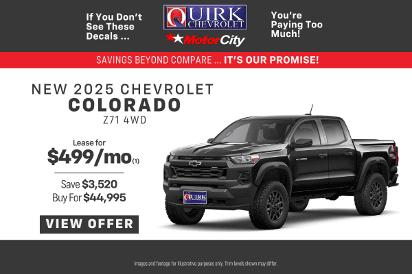 New 2025 Chevrolet Colorado Z71 4WD