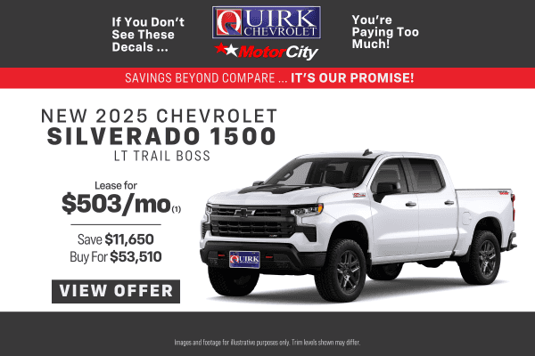 New 2025 Chevrolet Silverado 1500 LT Trail Boss 4WD