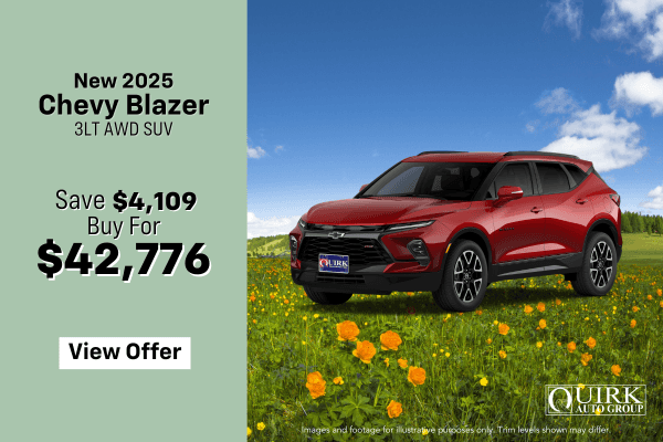 New 2025 Chevrolet Blazer 3LT AWD SUV