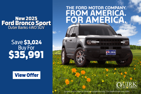 New 2025 Ford Bronco Sport Outer Banks 4WD SUV