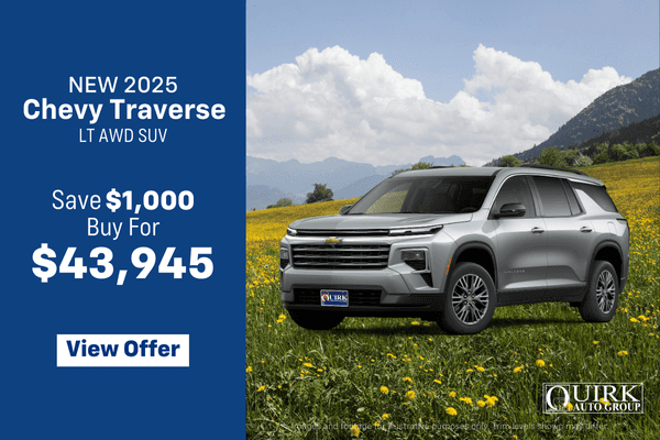New 2025 Chevrolet Traverse LT AWD SUV