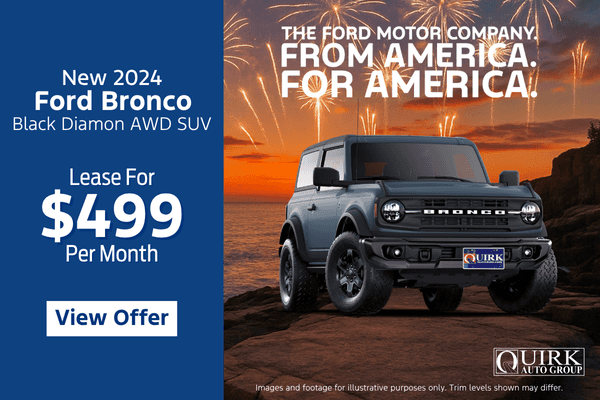 New 2024 Ford Bronco Black Diamond 4WD SUV