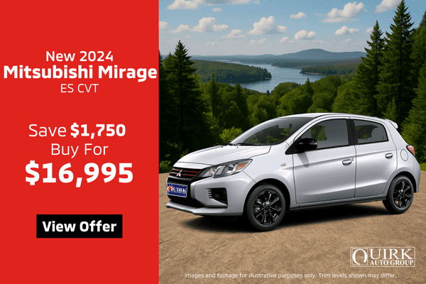 New 2024 Mitsubishi Mirage ES