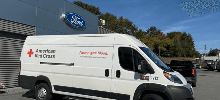 2025 Quirk Red Cross Blood Drive Van