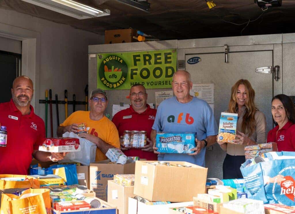2025 Augusta Food Bank Dropoff With Bob Moore and Team