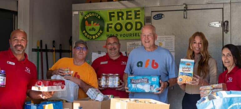 2025 Augusta Food Bank Dropoff With Bob Moore and Team