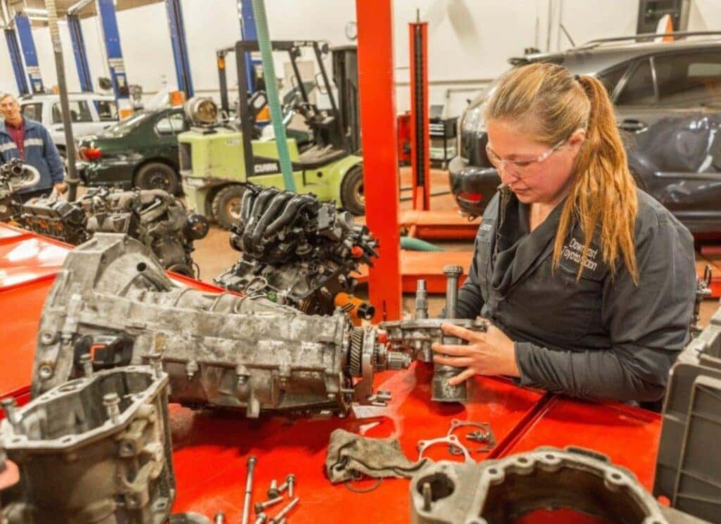 EMCC Automotive Female Student In Training