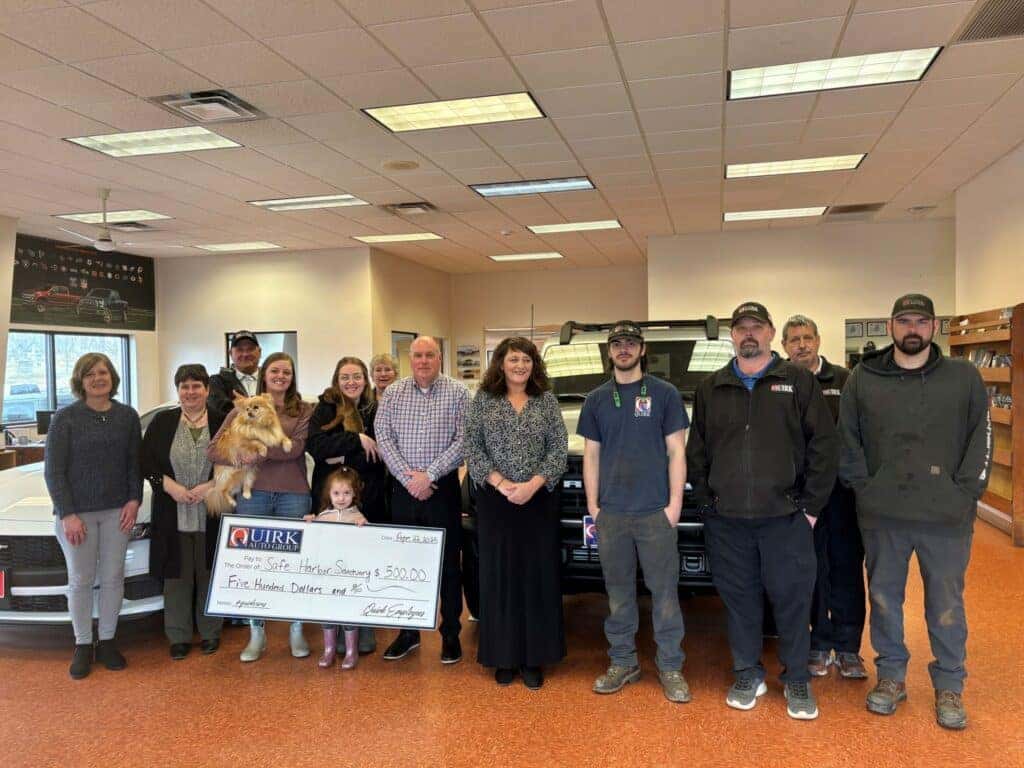 Safe Harbor Sanctuary 2025 Quirk Donation