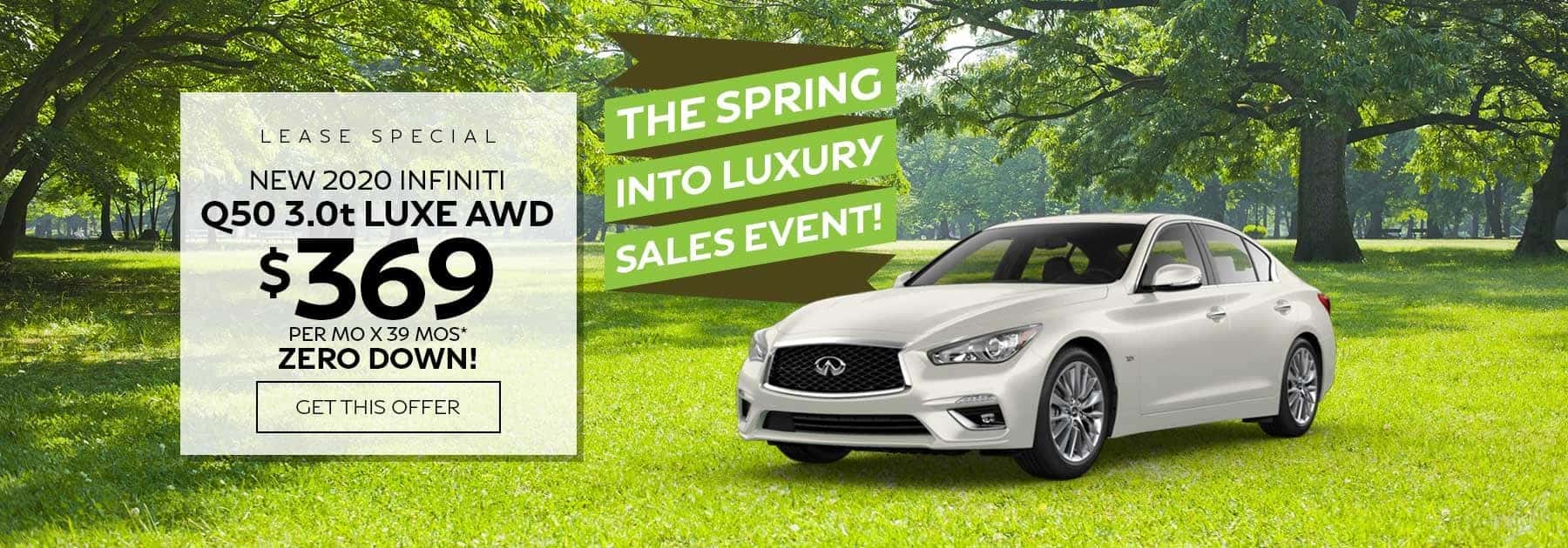 Ramsey INFINITI Q50 lease special