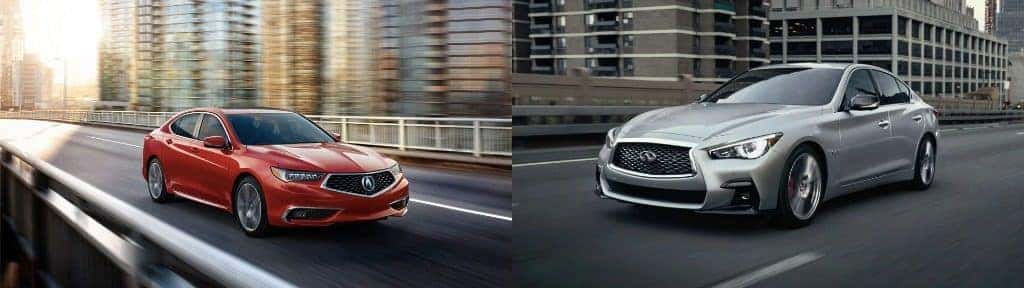 INFINITI Q50 vs Acura TLX: Comparing 2 Sporty Luxury Sedans