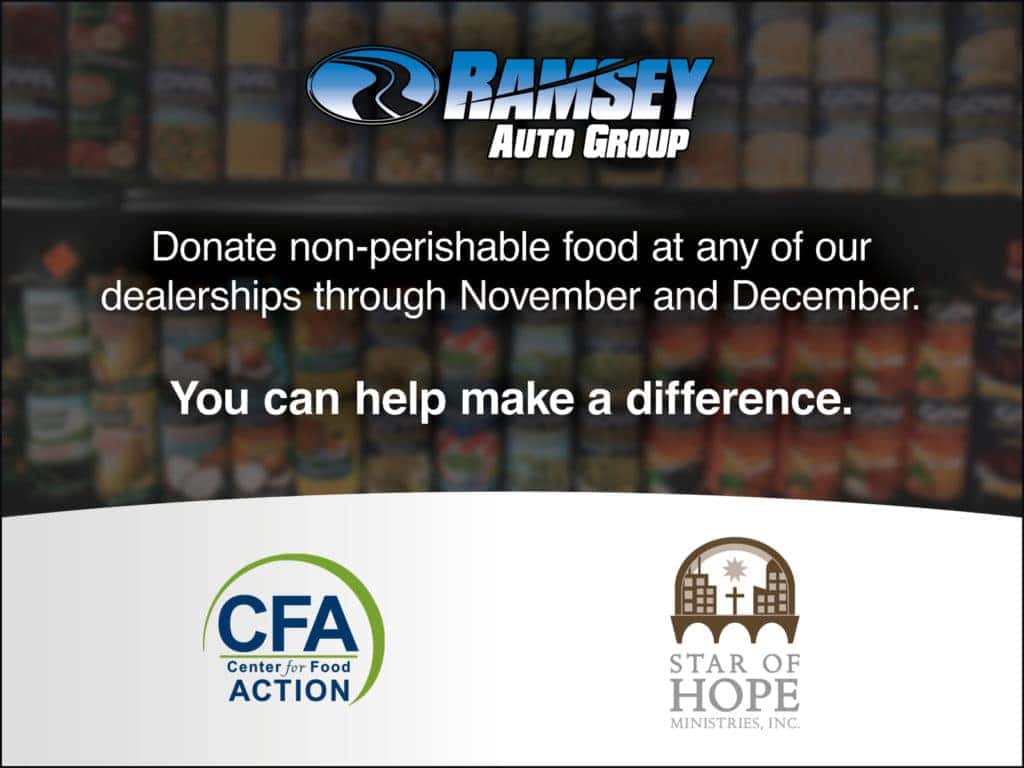 Ramsey Auto Group Food Drive