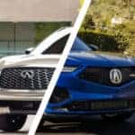 2023 INFINITI qx60, 2023 acura mdx side by side comparsion photo